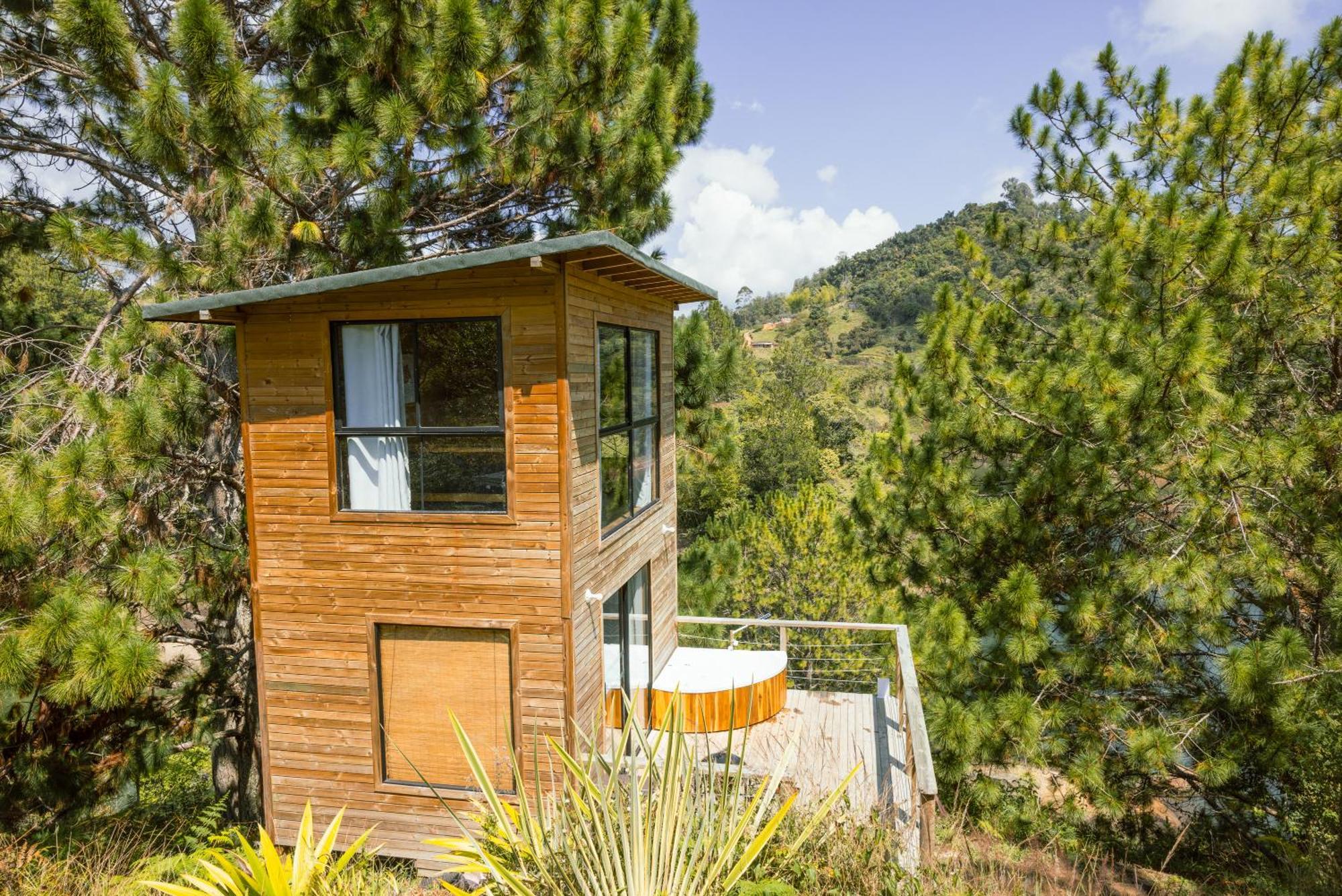 Cabanas Refugio Himalaya Guatapé Εξωτερικό φωτογραφία